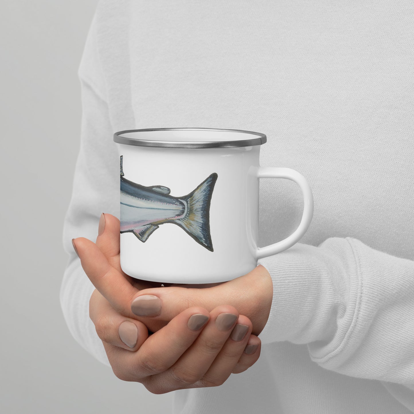fishy camp mug